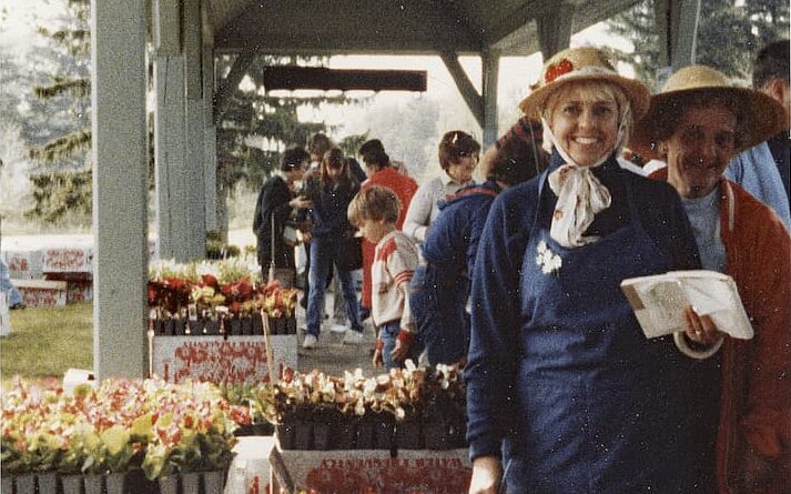Early plant sale, 1983